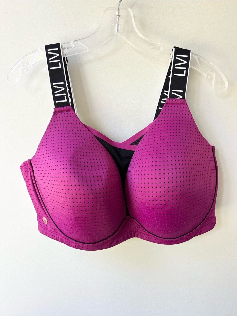 LIVI Lane Bryant no wire high support sports bra